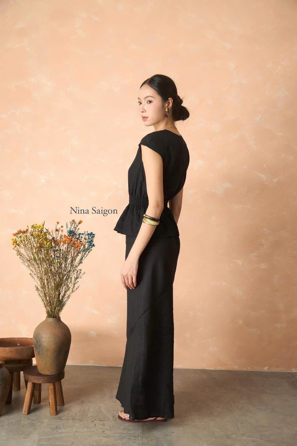 Áo Emi – Chất liệu vải lanh nguyên chất cao cấp - Ảnh 3