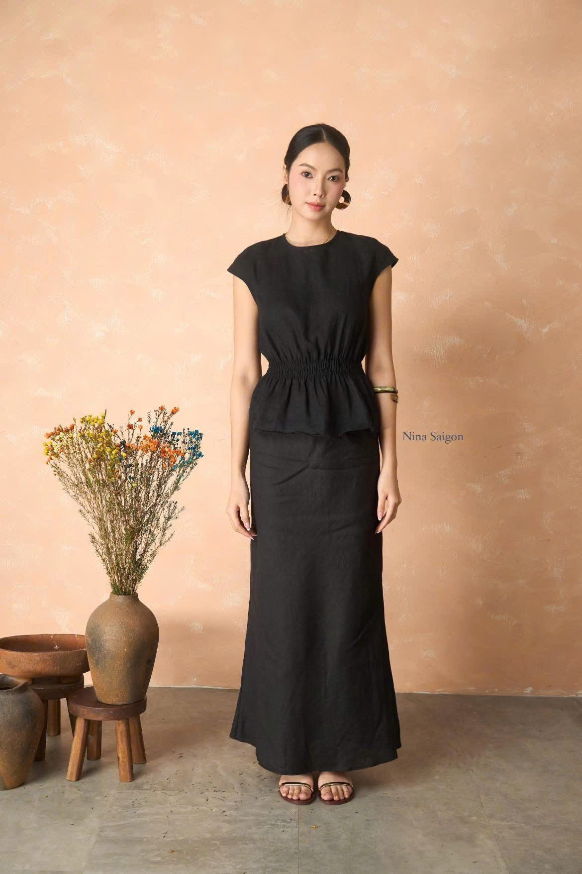 Áo Emi – Chất liệu vải lanh nguyên chất cao cấp - Ảnh 2