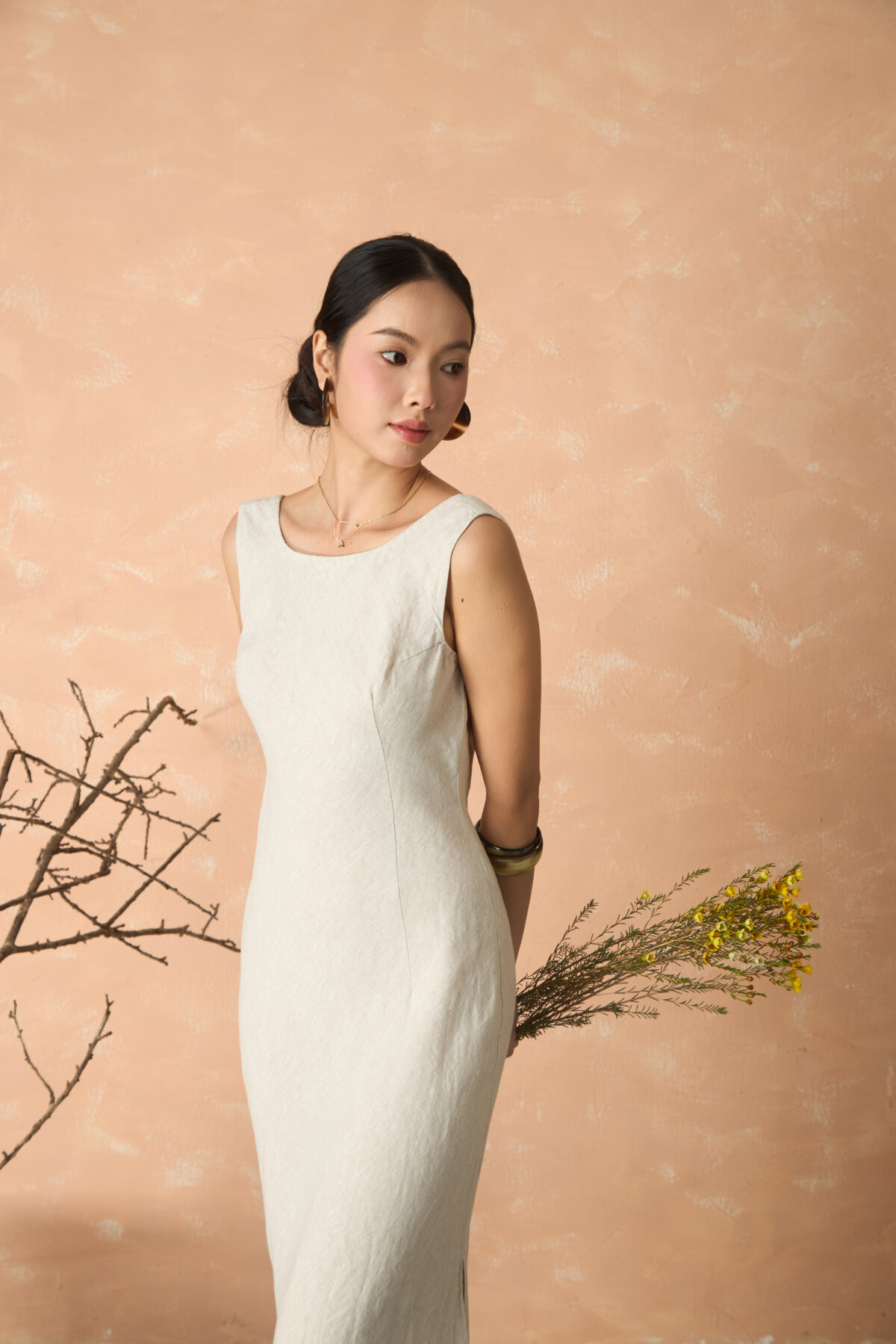 Váy Lunéa | Linen | Natural