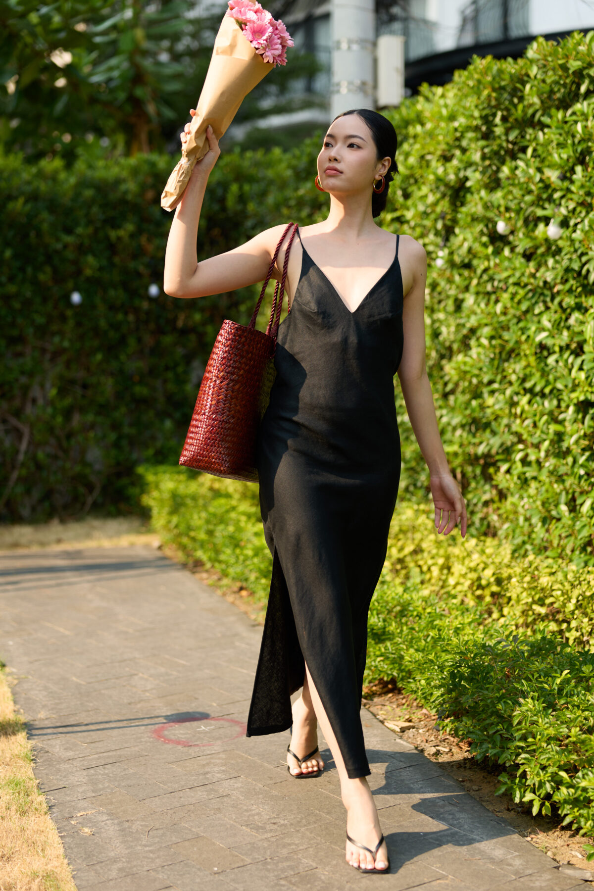 Váy Yuki | Linen | Pitch Black