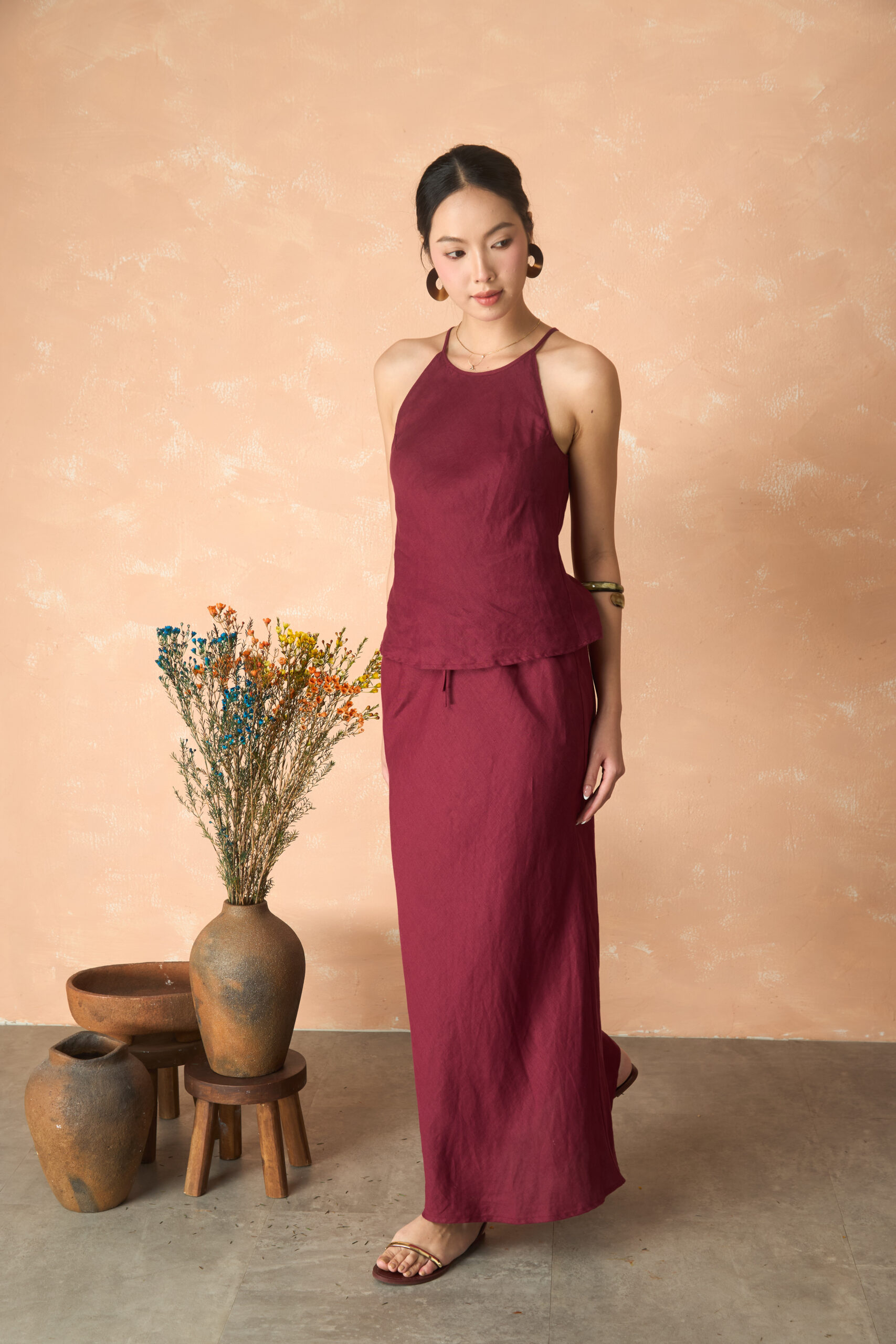 Yếm linen top - Ảnh 5